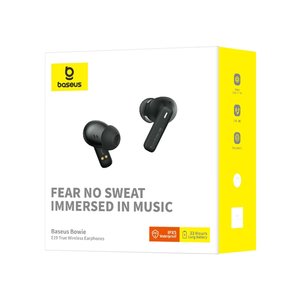 Baseus Bowie E19 Bluetooth Handsfree, TWS, Black A00069600113-00