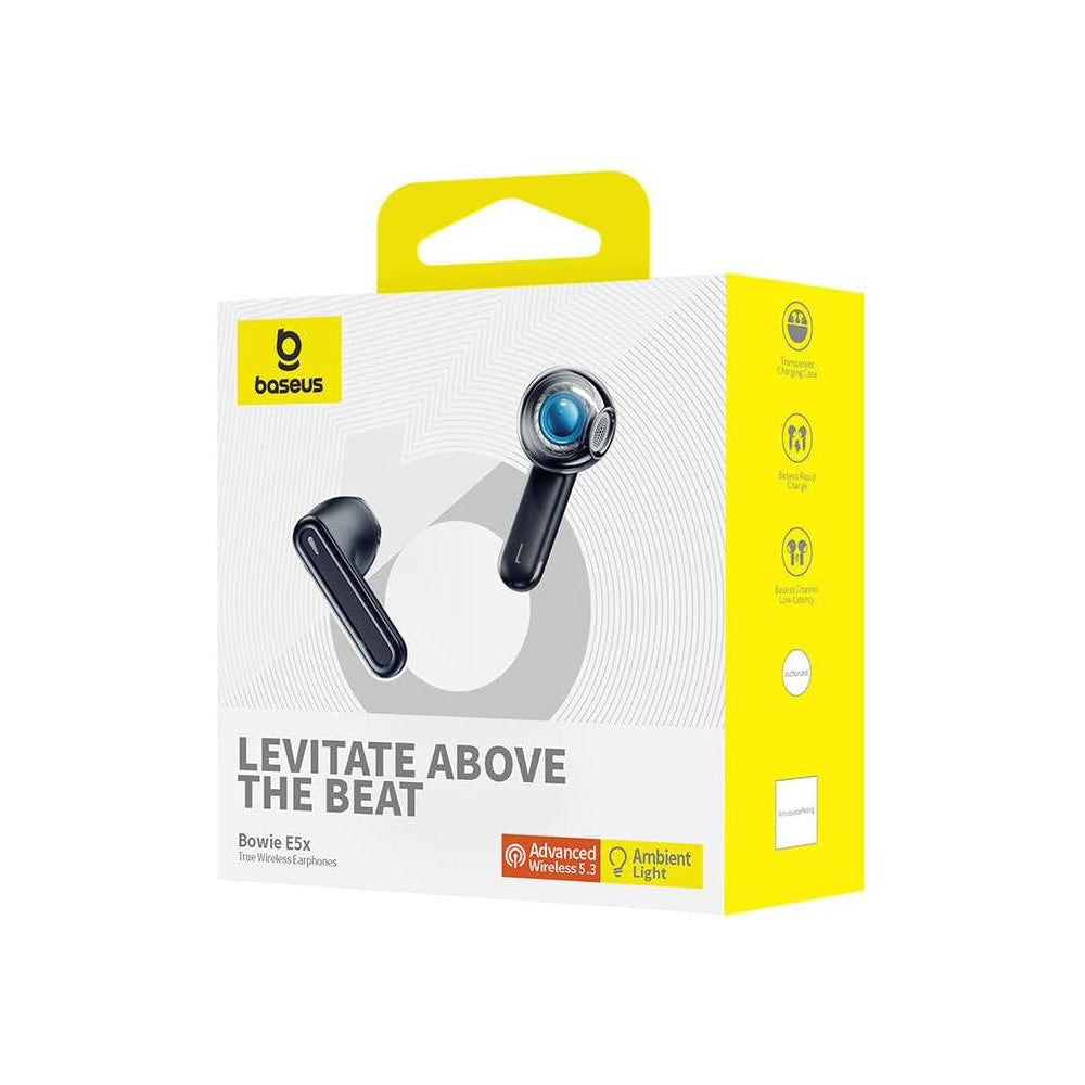 Auricolare Bluetooth Baseus Bowie E5x, TWS, Nero A00060101123-00