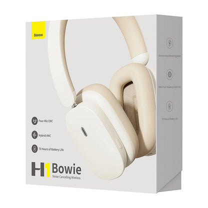 Handsfree Bluetooth Baseus Bowie H1, A2DP, ANC, Crema NGTW230202