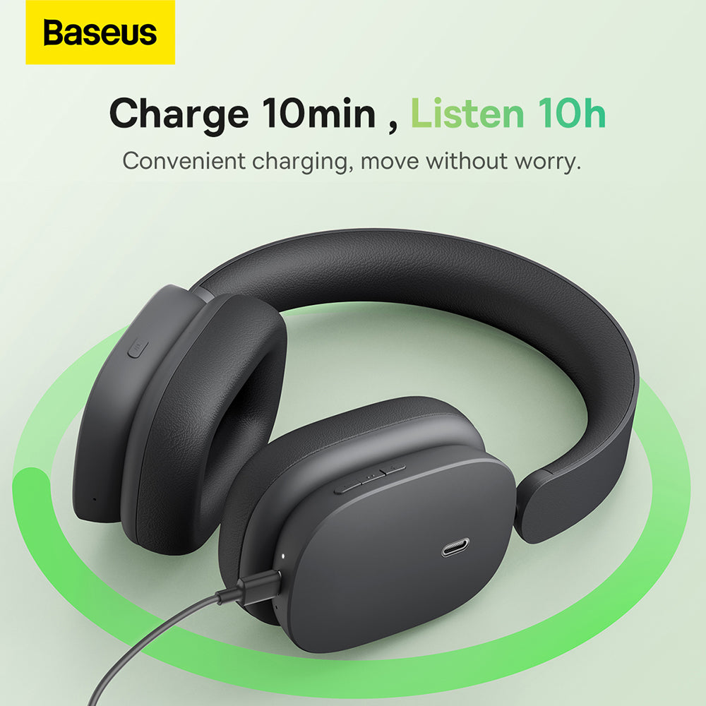 Handsfree Bluetooth Baseus Bowie H1, A2DP, ANC, Grigio NGTW230213