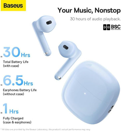 Auricolari Bluetooth Baseus Bowie WX5, TWS, Blu A00051000313-00