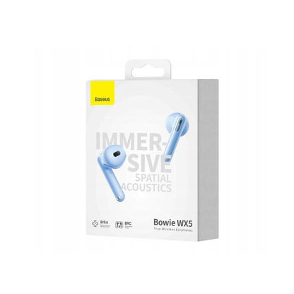 Auricolari Bluetooth Baseus Bowie WX5, TWS, Blu A00051000313-00