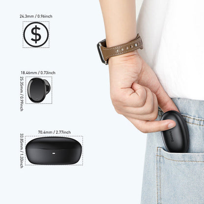 Auricolari Bluetooth Baseus Encok W11, TWS, Nero NGTW060001
