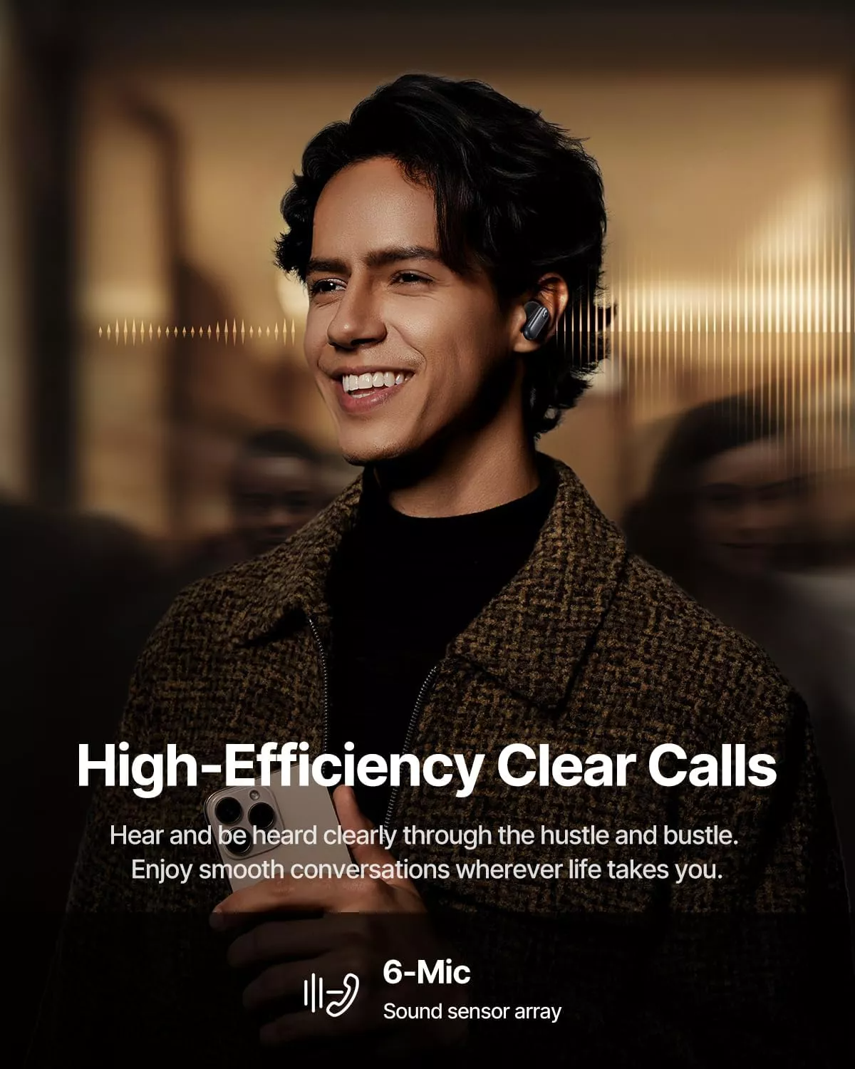 Auricolare Bluetooth Baseus Inspire XP1 Sound by Bose, TWS, ANC, Nero A0010902