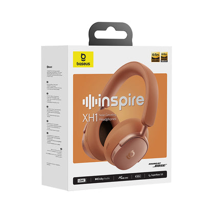 Handsfree Bluetooth Baseus Inspire XH1 Sound by Bose, A2DP, ANC, Arancione Corallo A0203600