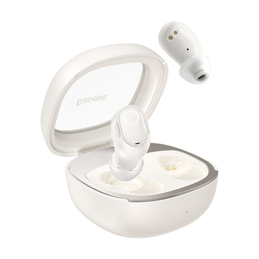 Handsfree Bluetooth Baseus WM02+, TWS, Bianco NGTW370302