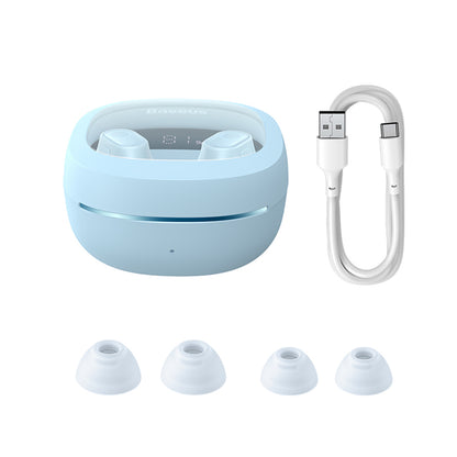 Handsfree Bluetooth Baseus WM02+, TWS, Blu NGTW370303