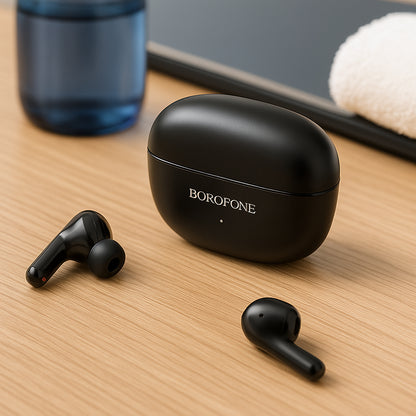 Auricolari Bluetooth Borofone FQ1 Shine, TWS, Nero