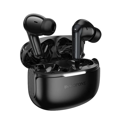 Auricolare Bluetooth Borofone FQ9 Plus Peaceful, TWS, ANC, Nero