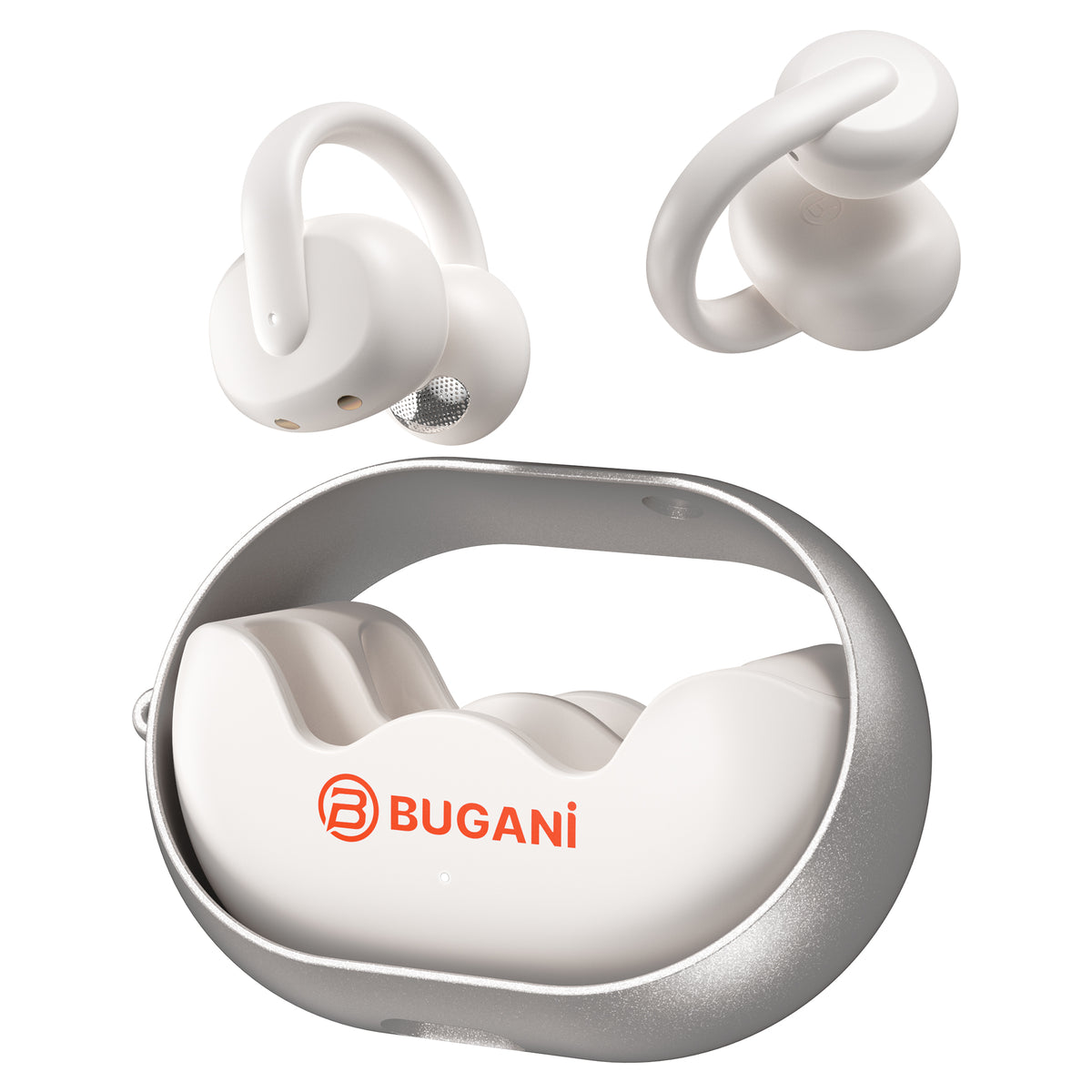 Auricolare Bluetooth Bugani Clip B21, TWS, Bianco