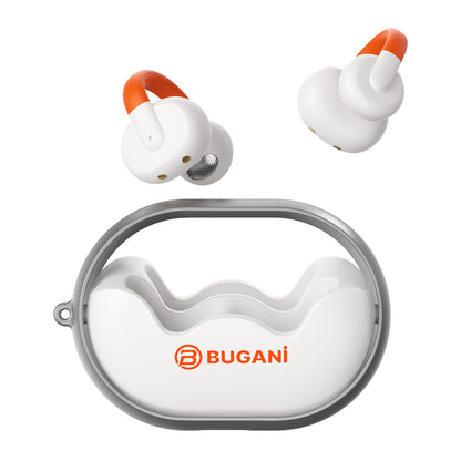Auricolare Bluetooth Bugani Clip B21, TWS, Bianco