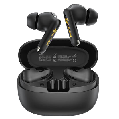 Auricolari Bluetooth Bugani Freebuds B20, TWS, ANC, Nero
