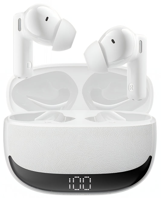Auricolari Bluetooth BWOO BW40, TWS, ANC, Bianco