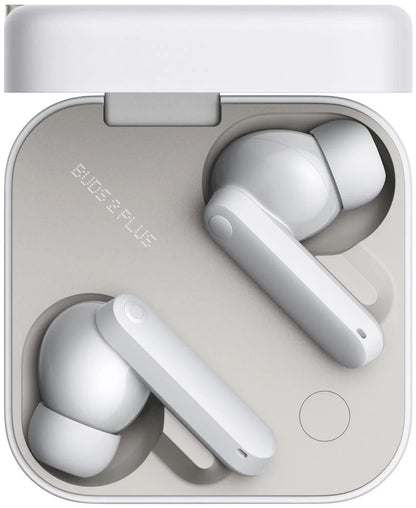 Handsfree Bluetooth CMF by Nothing Buds 2 Plus, TWS, ANC, MultiPoint, Light Grey