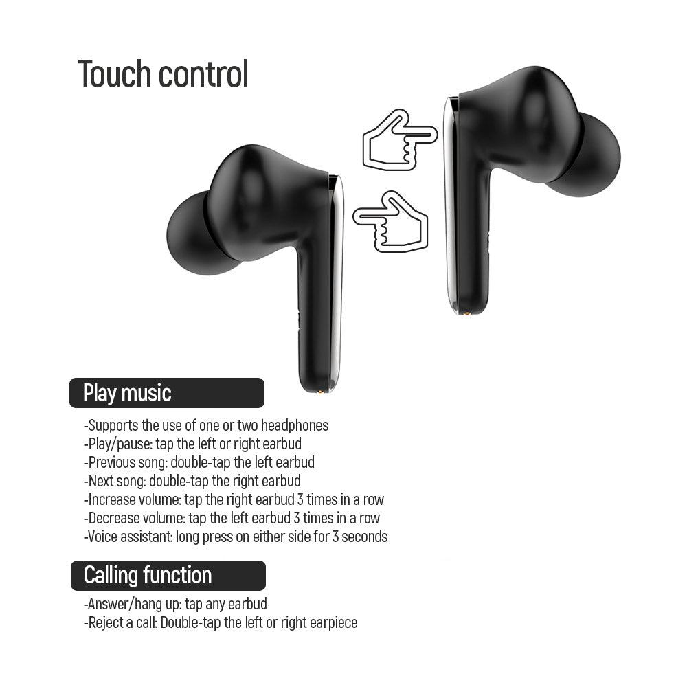 Handsfree Bluetooth ColorWay TWS3, TWS, Nero