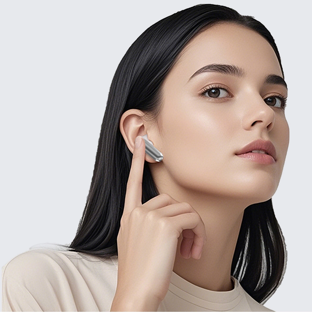 Auricolare Bluetooth Dudao U21, TWS, ANC, Bianco