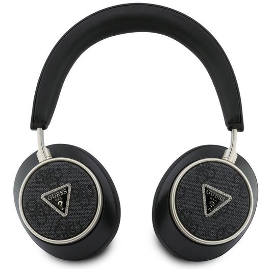 Auricolare Bluetooth Guess 4G Logo Triangolo Dorato, A2DP, Nero