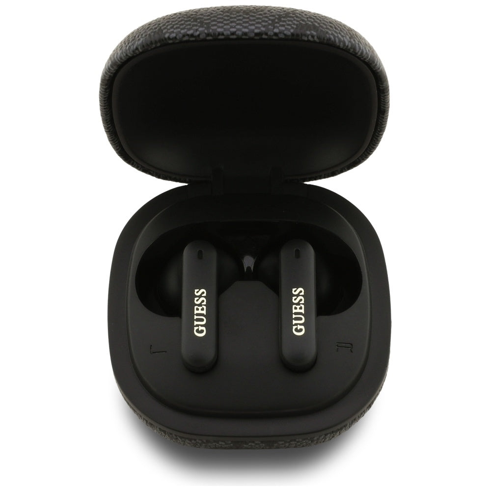 Auricolare Bluetooth Guess 4G Classic Metal Logo, TWS, Nero