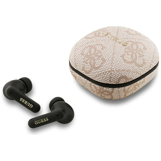 Auricolari Bluetooth Guess 4G Classic Metal Logo, TWS, Rosa