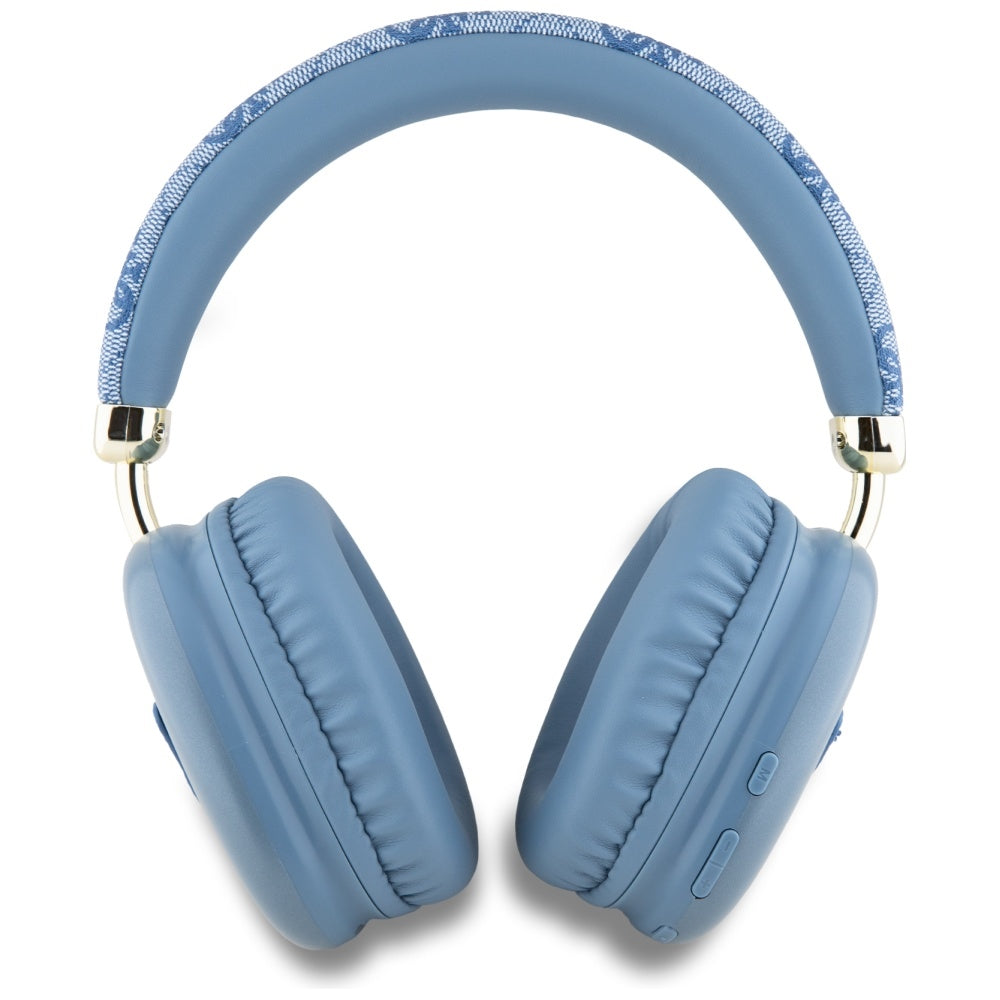 Auricolare Bluetooth Guess 4G con logo triangolo dorato, A2DP, Blu