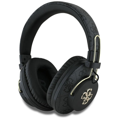 Auricolare Bluetooth Guess 4G con logo in metallo, A2DP, Nero