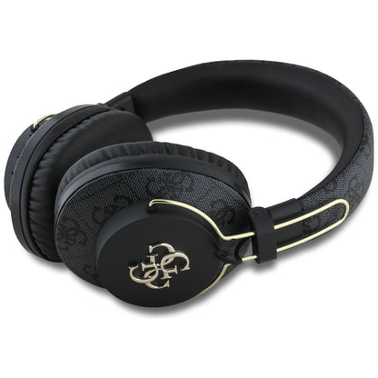 Auricolare Bluetooth Guess 4G con logo in metallo, A2DP, Nero