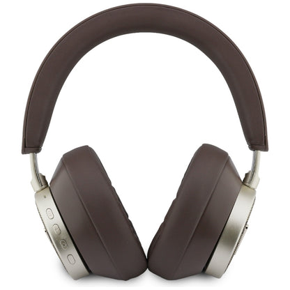 Auricolare Bluetooth Guess 4G Logo Triangolo Dorato, A2DP, Marrone