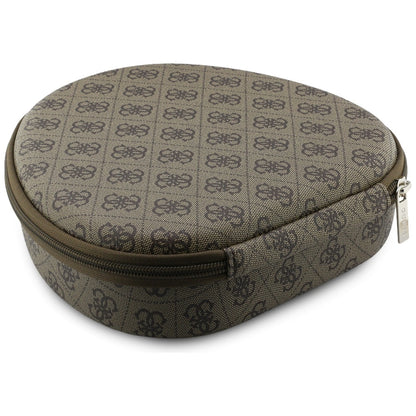 Auricolare Bluetooth Guess 4G Logo Triangolo Dorato, A2DP, Marrone