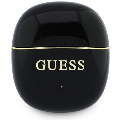 Auricolare Bluetooth Guess Glossy Gold Line Classic, TWS, Nero