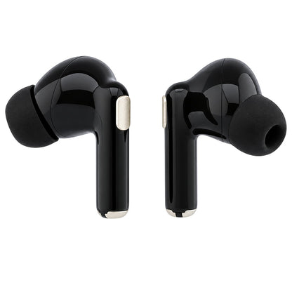 Auricolari Bluetooth Guess Glossy Gold Line con logo classico stampato, TWS, neri