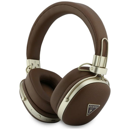 Handsfree Bluetooth Guess Logo Triangolo Granulato, A2DP, Marrone