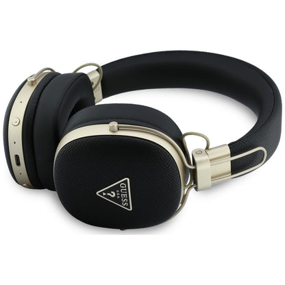 Handsfree Bluetooth Guess Logo Triangolo Granulato, A2DP, Nero