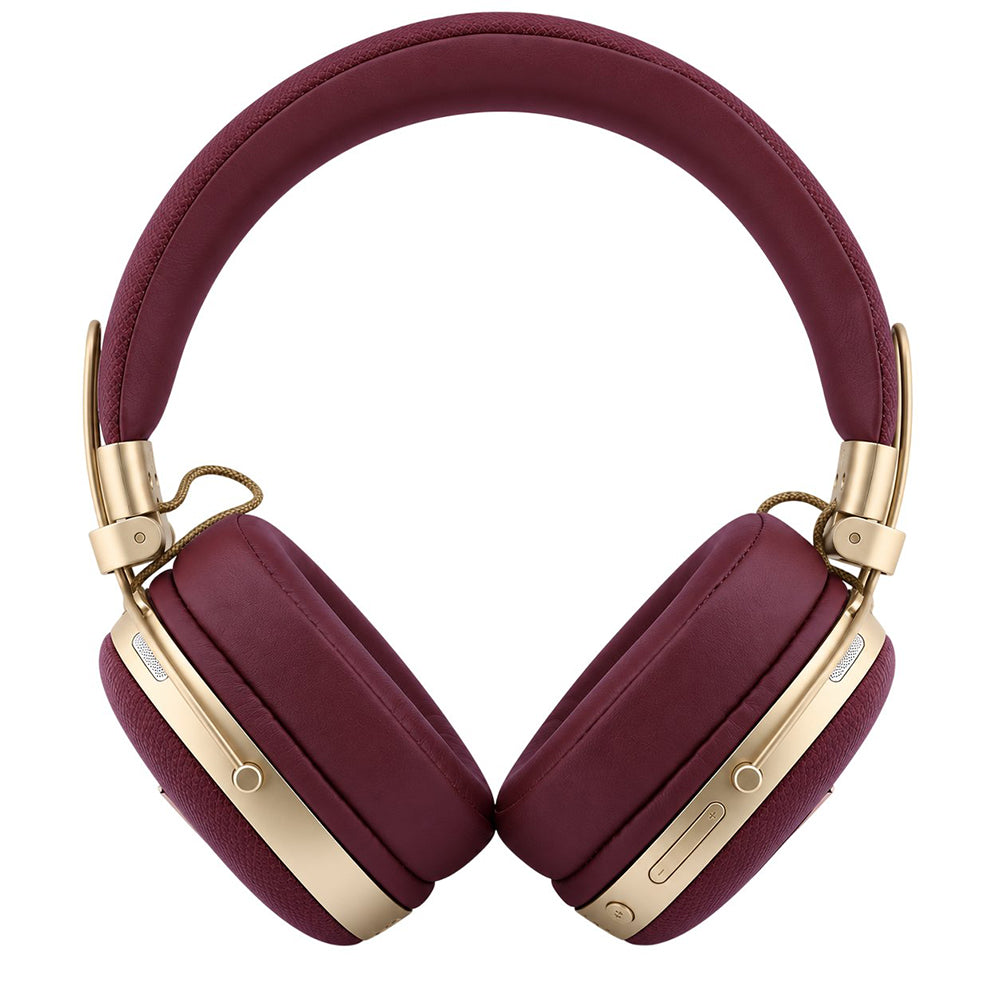 Auricolari Bluetooth Guess Grained Triangle Logo, A2DP, bordeaux