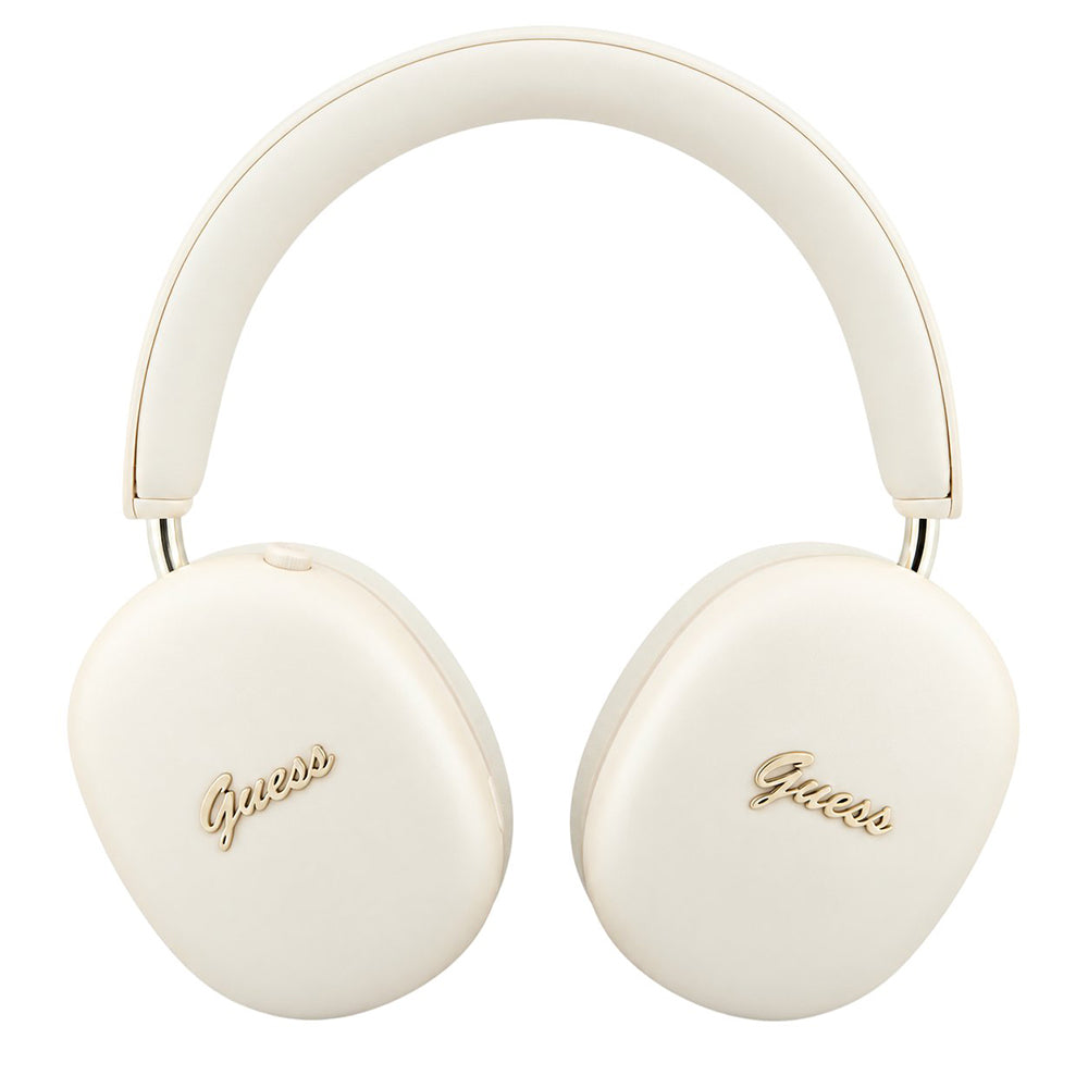 Auricolari Bluetooth Guess Metal Script Logo, A2DP, Beige