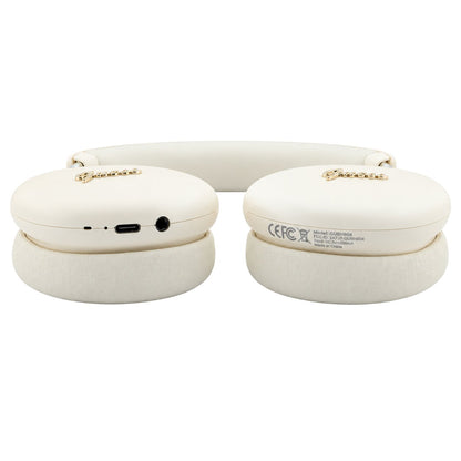 Auricolari Bluetooth Guess Metal Script Logo, A2DP, Beige