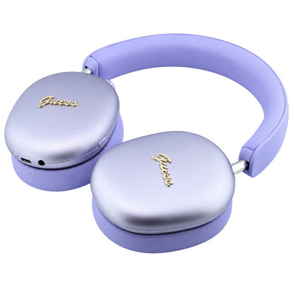 Auricolari Bluetooth Guess Metal Script Logo, A2DP, viola
