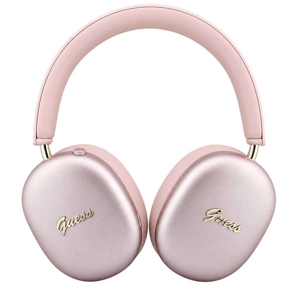 Auricolari Bluetooth Guess Metal Script Logo, A2DP, rosa