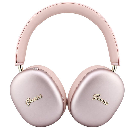 Auricolari Bluetooth Guess Metal Script Logo, A2DP, rosa