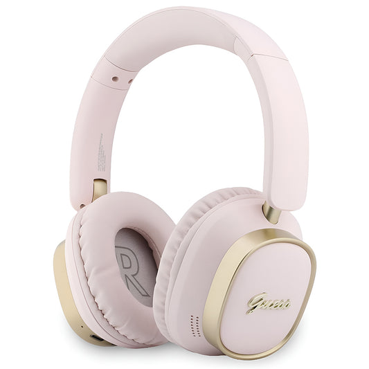 Auricolare Bluetooth Guess Rectangle Metal Script, A2DP, Rosa