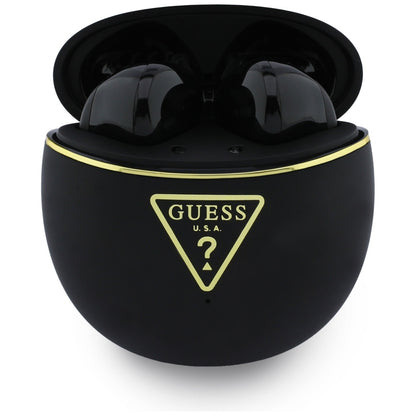 Auricolari Bluetooth Guess Script Print, TWS, Nero