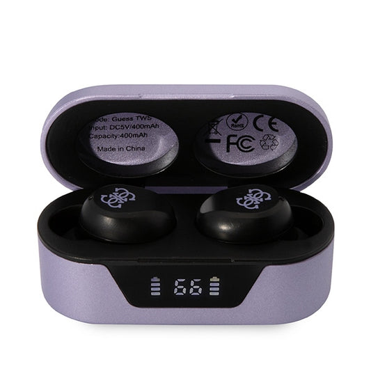 Auricolari Bluetooth Guess, TWS, Viola