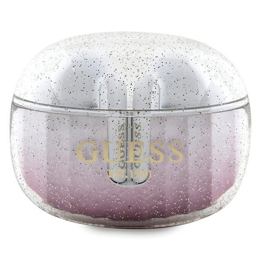 Auricolari Bluetooth Guess, TWS, Rosa