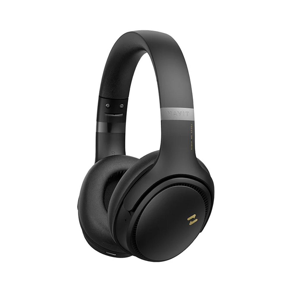 Auricolari Bluetooth HAVIT H630BT Pro, A2DP, ANC, Nero