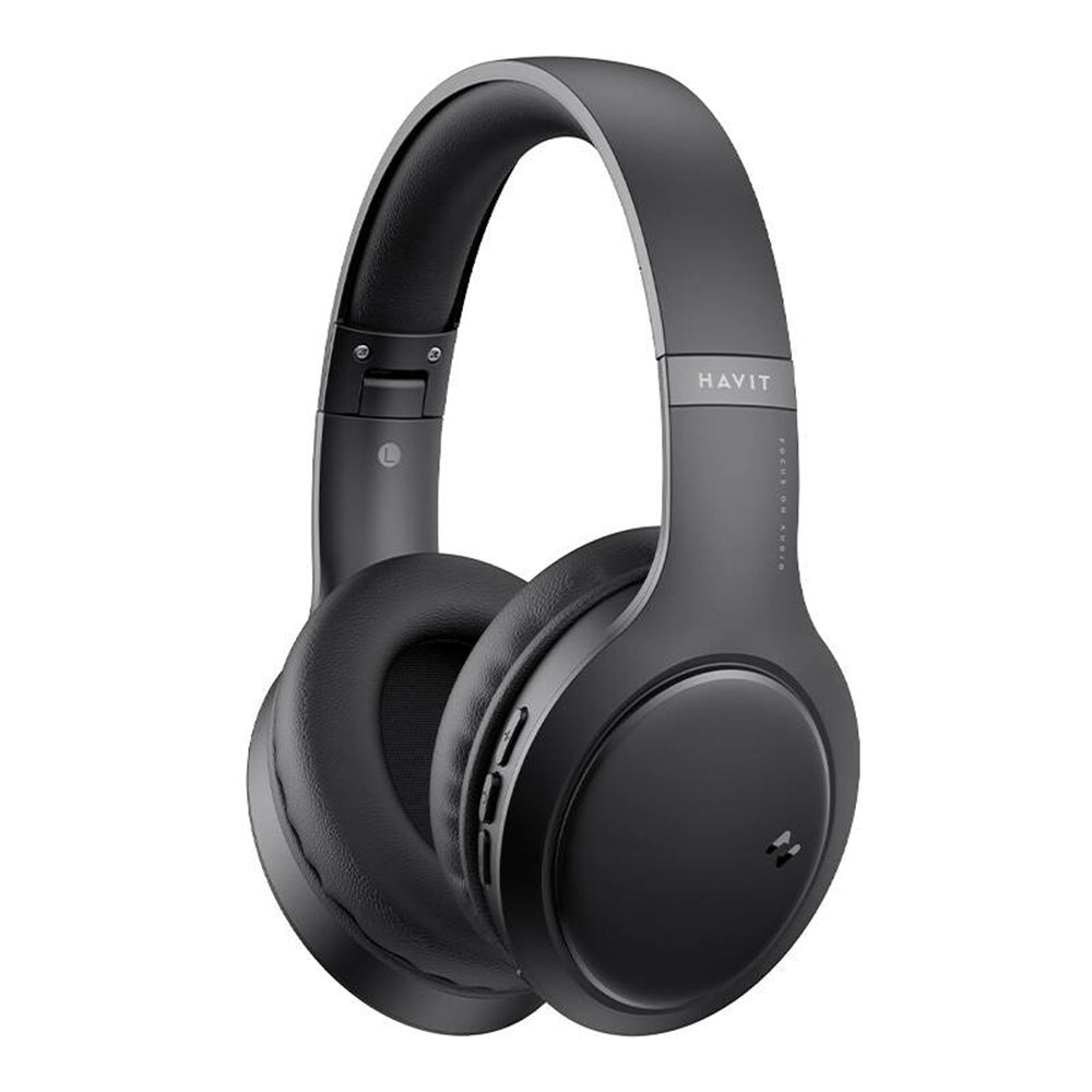 Auricolare Bluetooth HAVIT H633BT, Multipoint, A2DP, Nero