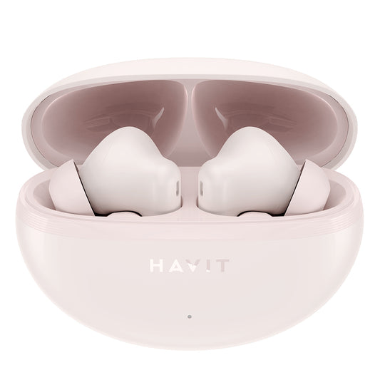 Auricolare Bluetooth HAVIT TW986, TWS, Rosa