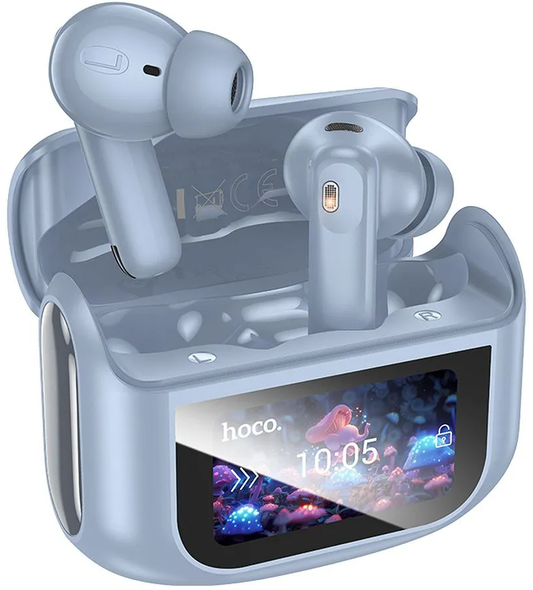 Auricolare Bluetooth HOCO EQ21, TWS, ANC, Blu