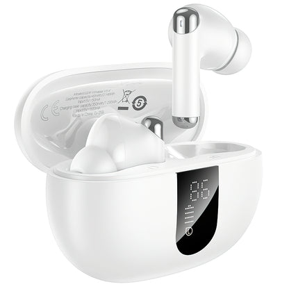 Auricolare Bluetooth HOCO EQ26, TWS, ANC, Bianco