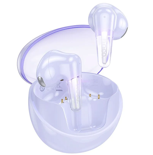 Auricolare Bluetooth HOCO EW202, TWS, Viola