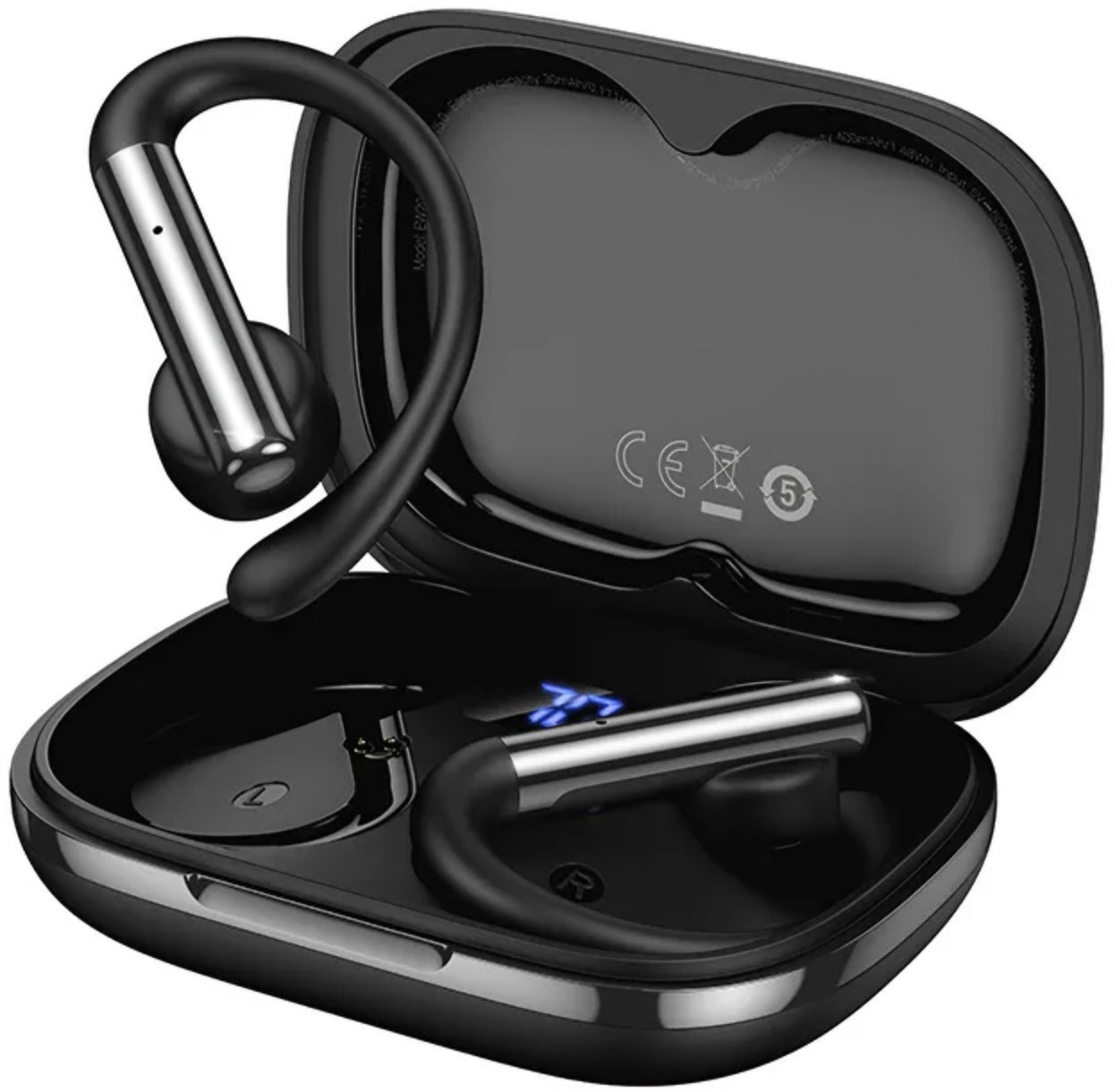 Auricolare Bluetooth HOCO EW206, TWS, Nero