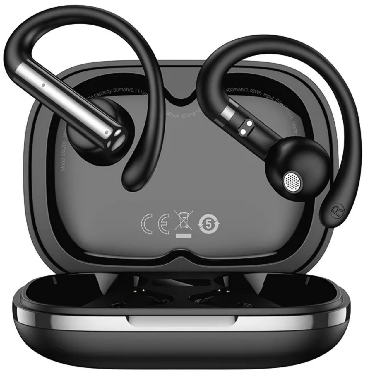 Auricolare Bluetooth HOCO EW206, TWS, Nero